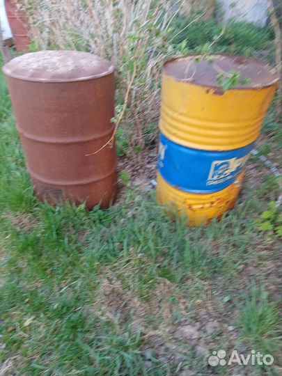 Бочка металлическая бу 200л