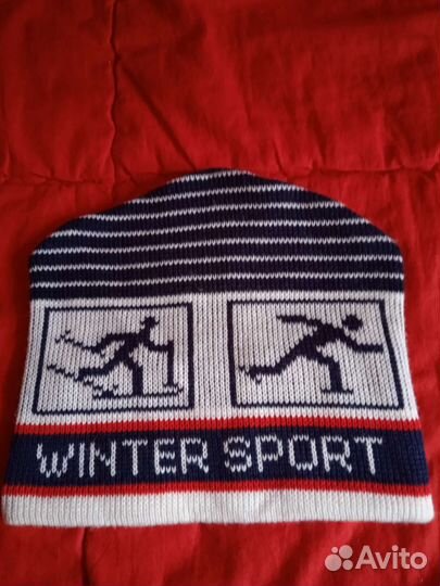 Финская шапка винтажная 80-годов новая оригинал