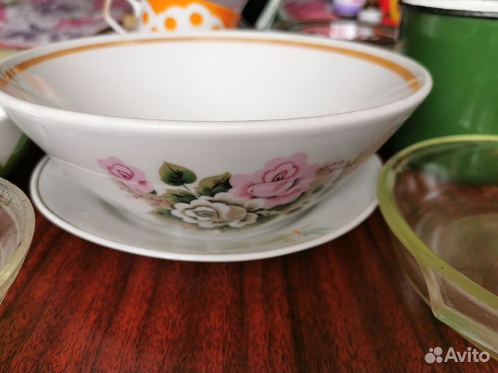 Посуда разная, столовые приборы, СССР