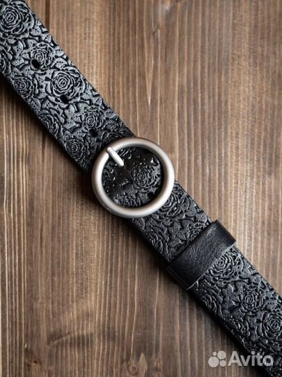Ремень женский кожаный