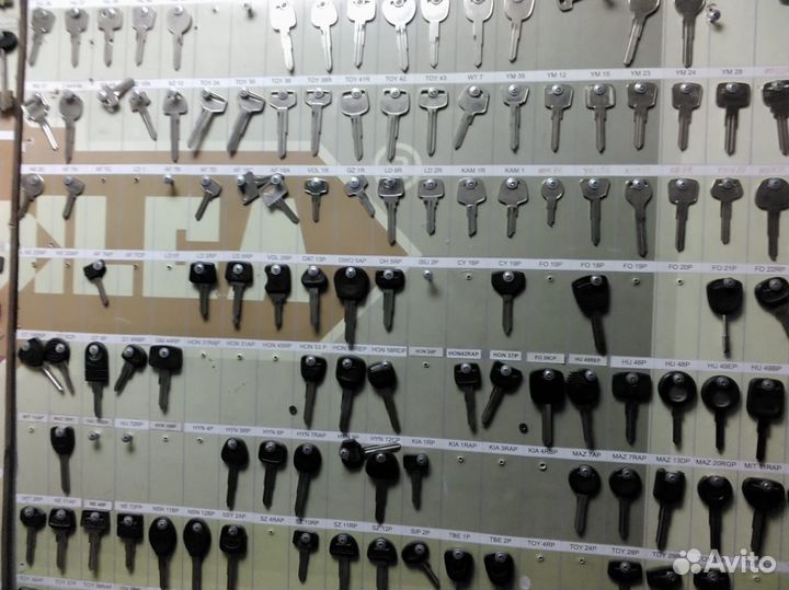 Заготовки и оборудования для изготовления ключей