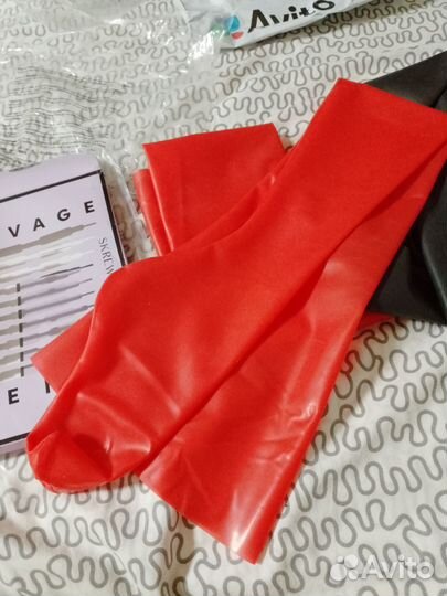 Чулки латексные новые