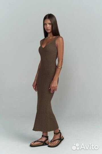 Платье вязаное женское летнее