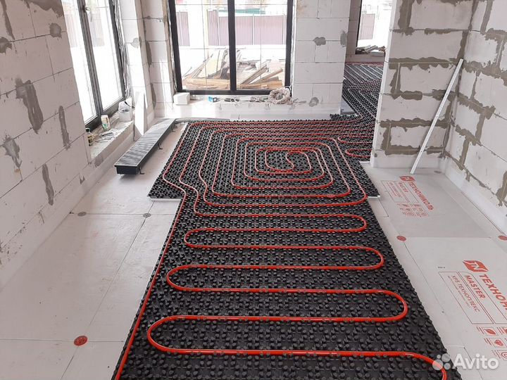 Отопление Монтаж теплых полов Монтаж отопления