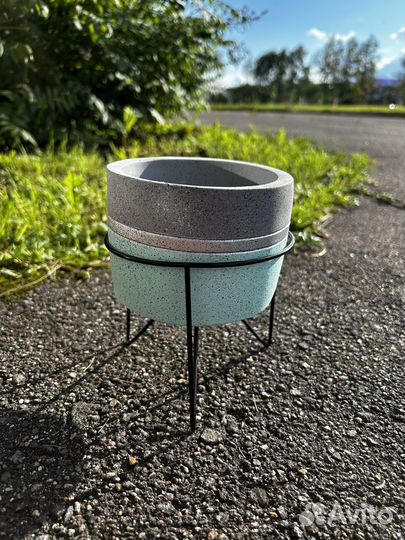 Кашпо для цветов керамическое