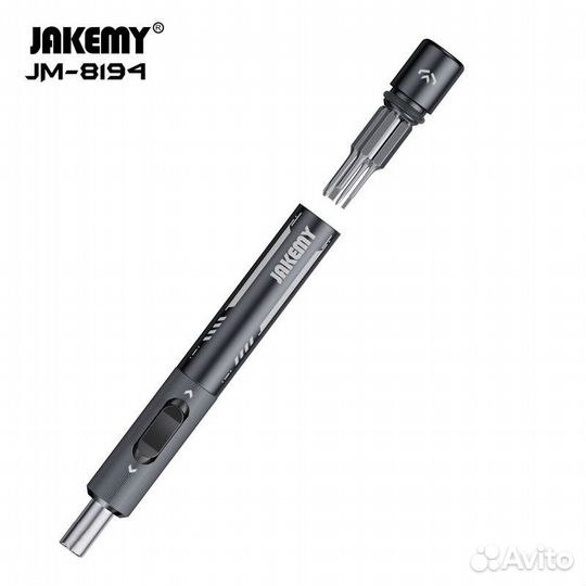 Аккумуляторная отвертка Jakemy JM-8194 со встроен