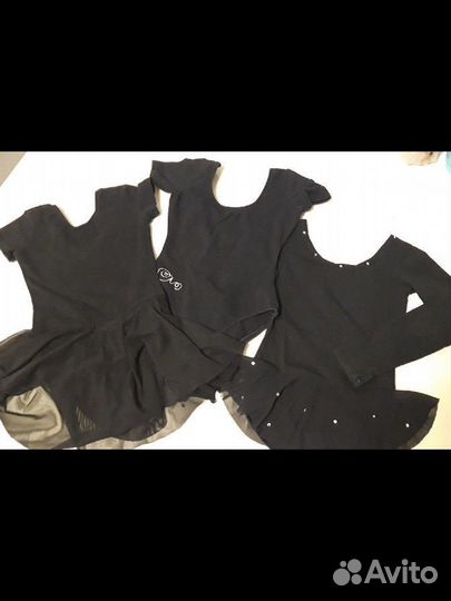 Купальник гимнастический, легинсы и болеро