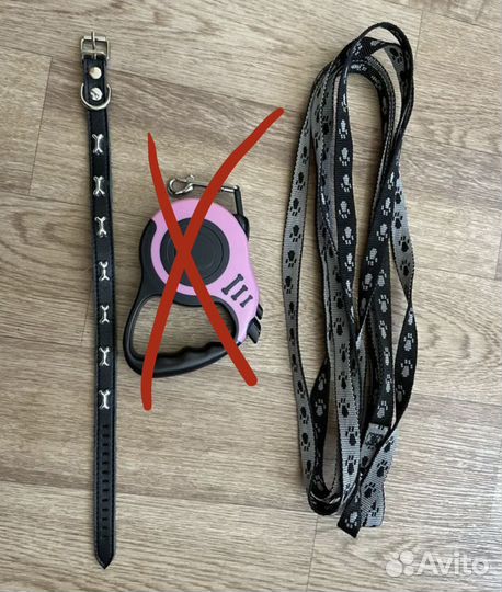 Ошейник и поводок