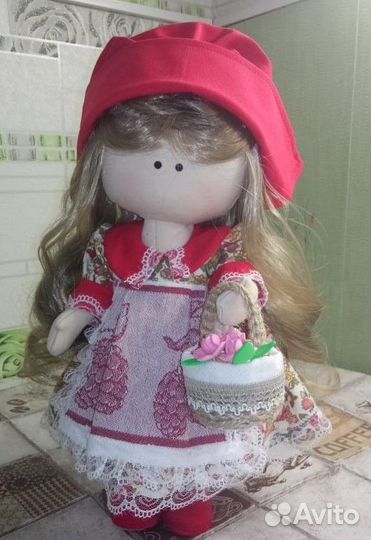 Текстильная интерьерная кукла