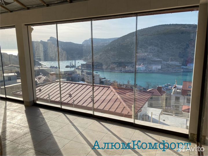 Безрамное остекление зон отдыха