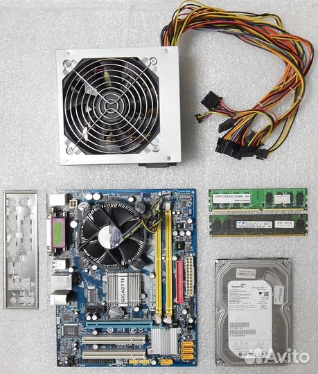 Комплект Gigabyte 4ядра+3Гб Озу+250Гб HDD+350W Бп