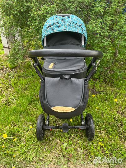 Коляска 2 в 1 эко кожа