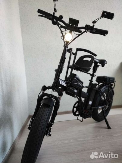 Электровелосипед фет-байк бу, складной