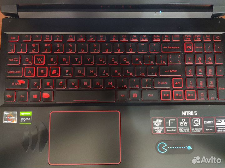 Acer Nitro AN515-44. IPS, Ryzen 5 4600H, RAM 16 гб