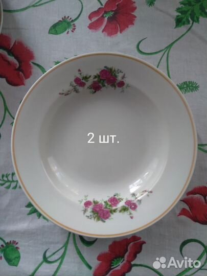 Набор тарелок фарфор