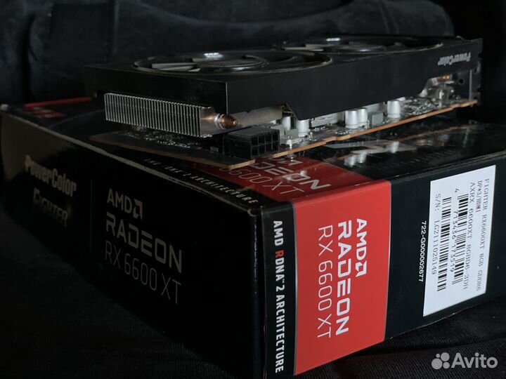 RX 6600 XT Powercolor Fighter 8gb+(чек на 130000)