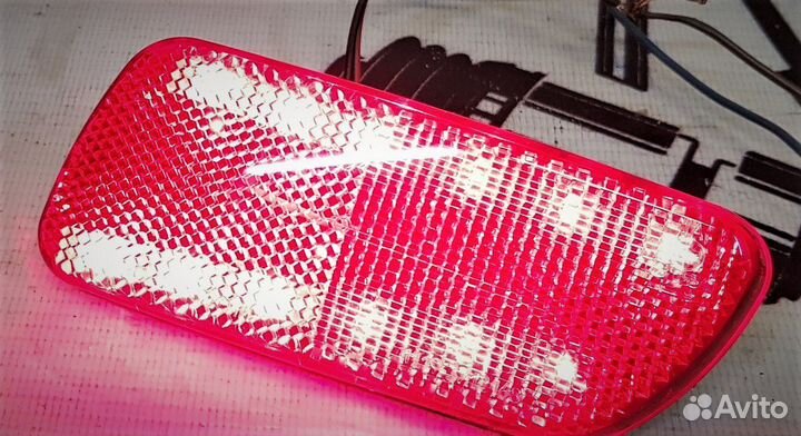 Катафоты диодные в задний бампер Лада Калина-1