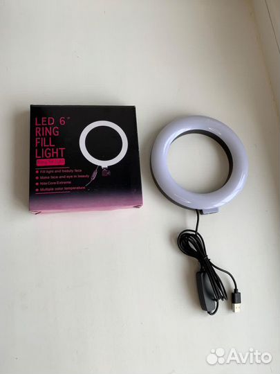 Лампа светодиодная 16 колтцевая новая