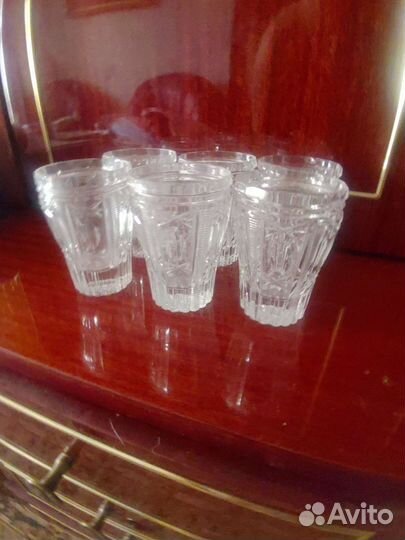 Стопки, рюмки хрусталь СССР