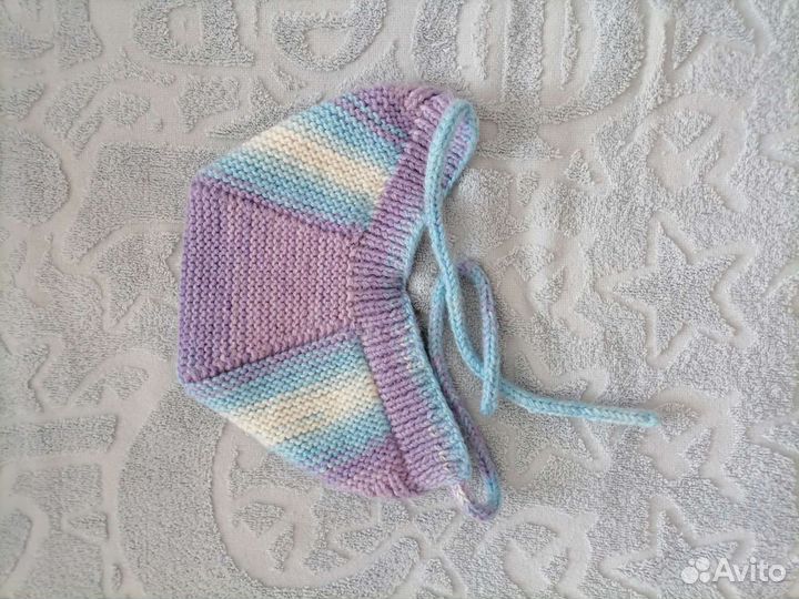 Вязаные чепчики