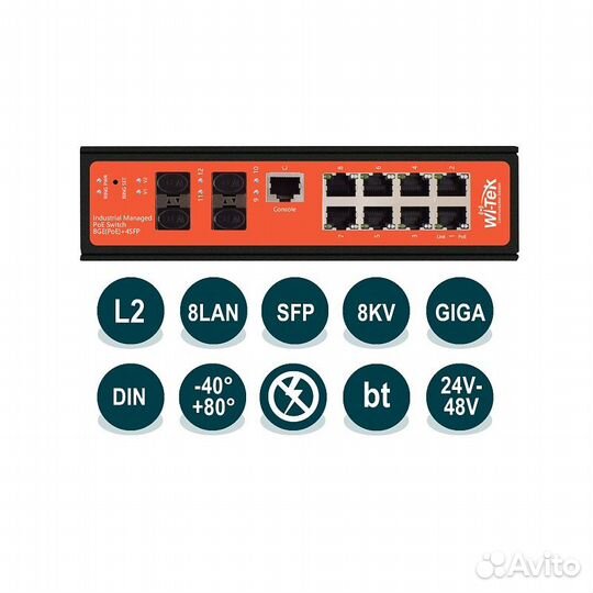 Коммутатор Wi-Tek WI-PMS312GF-I v2