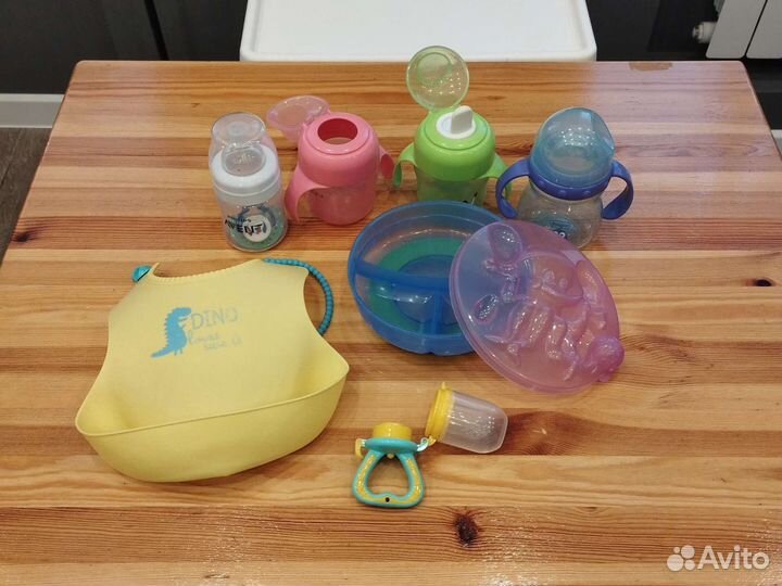 Ниблер и бутылочки для кормления