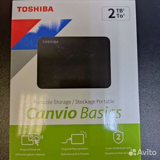 Внешний HDD Toshiba 2 TB Canvio Basics