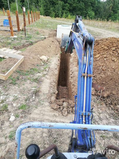 Услуги миниэкскаватора