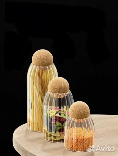 Набор банок для сыпучих продуктов