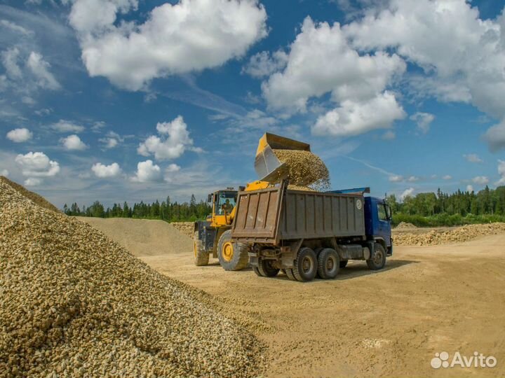 Щебень известняковый с доставкой