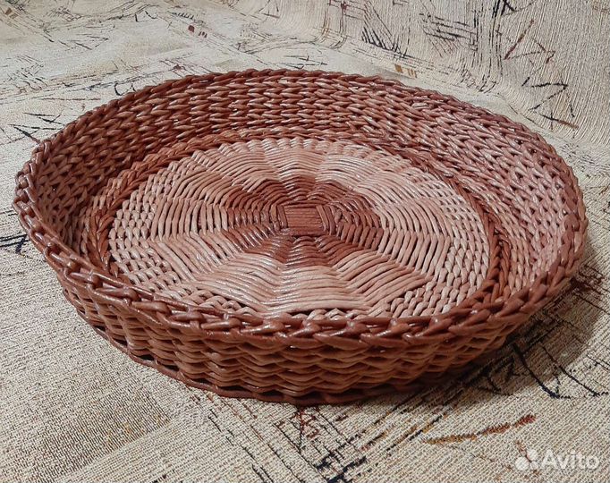 Поднос плетёный