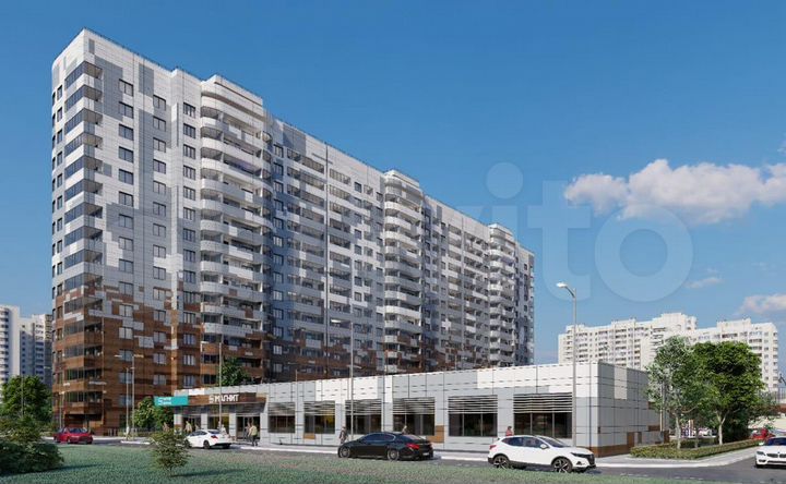 Квартира-студия, 22,3 м², 13/16 эт.