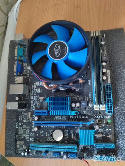 Процессор материнская плата кулер оператива