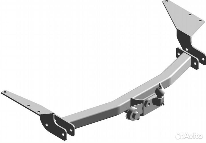 Фаркоп Ssang Yong Rexton фланцевое крепление шара