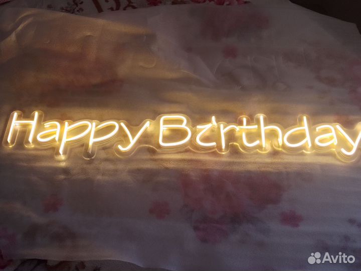 Неоновая вывеска 