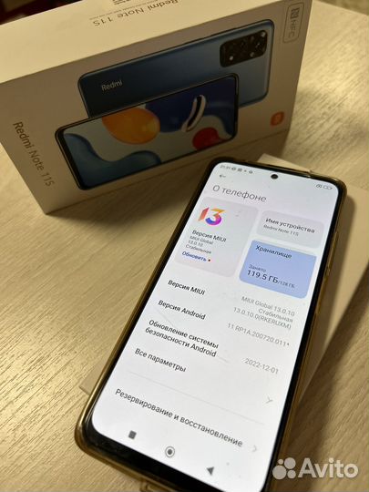 Xiaomi Redmi Note 11S, 8/128 ГБ