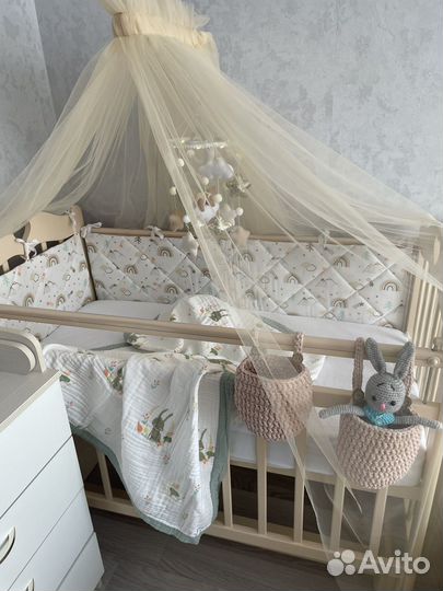 Мобиль ручная работа и балдахин