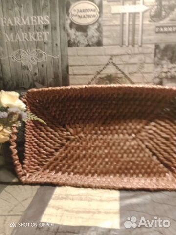 Поднос овальный ручной работы