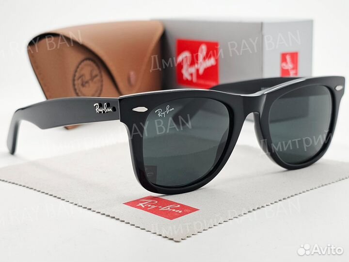 Очки Ray Ban Wayfarer Черное Стекло