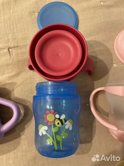 Поильник непроливайка, ниблер, ложки для прикорма