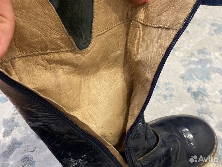 Сапожки garvalin кожа