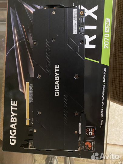 Видеокарта gigabyte geforce RTX 2070 super 8g