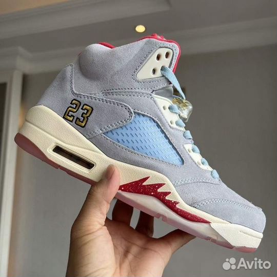 Trophy Room x Air Jordan 5 Retro 'Ice Blue'