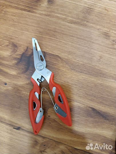 Плоскогубцы ножницы кусачки рыболовные малые 3в1