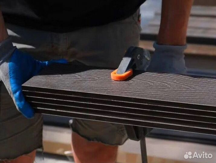 Доска из дпк для террасы
