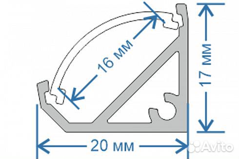 Профиль угловой алюминиевый эльбрус 2017