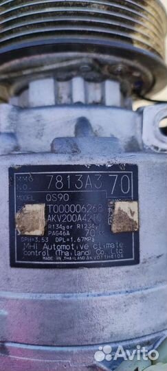 Компрессор кондиционера Mitsubishi Outlander 2017
