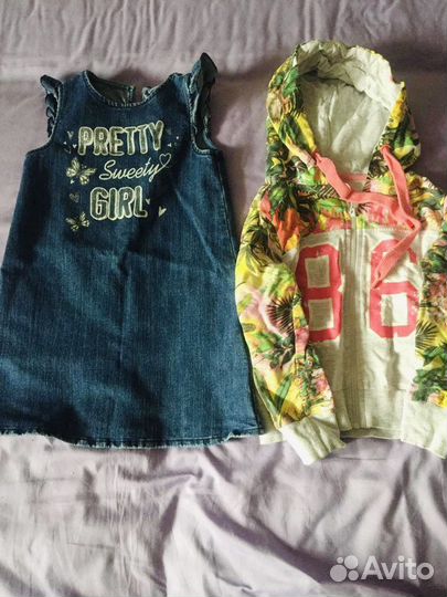 Пакет вещей для девочки 110-116 размер