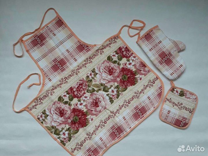 Новый набор фартук рукавичка прихватка