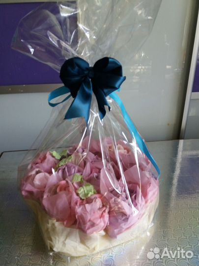 Цветы из зефира